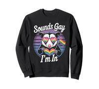 LGBTQ Pride Month Gay | Sounds Gay Funny Possum Gay Pride Sweatshirt