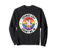 LGBTQ Pride Month Gay | Sounds Gay Funny Unicorn Gay Pride Sweatshirt