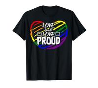 LGBTQ Pride Month - Love Loud - Love Proud T-Shirt