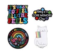 LGBTQ+ Pride Pins Set Progress Pride Ally Pin Badges Flag Button, Rainbow Brooch LGBT Gay Lesbian Trans Accessories