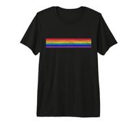 LGBTQ Pride Rainbow Flag Band Gay Lesbian Trans Queer Pride Premium T-Shirt