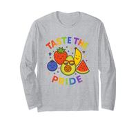 LGBTQ Pride Shirt Taste The Pride Frutiy Rainbow Flag Long Sleeve T-Shirt