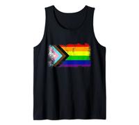 LGBTQ Progress Flag Rainbow Pride Month Gay Lesbian Trans Tank Top