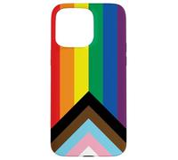 LGBTQ+ Progress Pride Flag Case for iPhone 15 Pro Max
