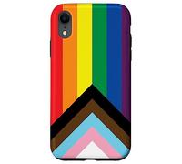 LGBTQ+ Progress Pride Flag Case for iPhone XR