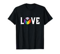 LGBTQ+ Progress Pride Flag Love T-Shirt