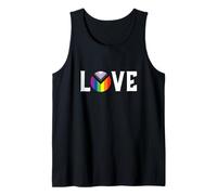 LGBTQ+ Progress Pride Flag Love Tank Top