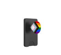 LGBTQ PROGRESS RAINBOW FLAG QUASAR BANNER PopSockets PopWallet for MagSafe