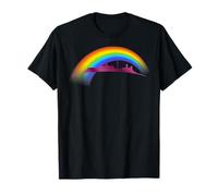 LGBTQ Rainbow Pride Washington DC Skyline T-Shirt