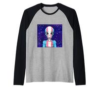 LGBTQ Transgender Alien Science Fiction Alien LGBTQ Raglan Baseball Tee