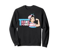 LGBTQ Transgender Power Equality Stong Woman Trans Pride Sweatshirt