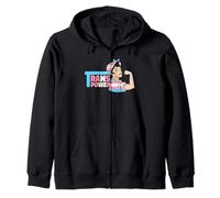 LGBTQ Transgender Power Equality Stong Woman Trans Pride Zip Hoodie