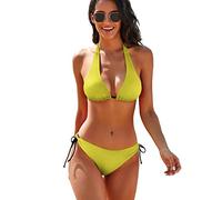 LGBTQ Transgender Pride Women's Bikini Sets Two Pieces Bathing Suit for Women Sexy Halter Swimsuit