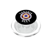 LGBTQI Ally Rainbow Pentacle Pagan Wiccan Cheeky Witch PopSockets PopGrip for MagSafe