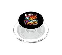 LGBTQI Equal Rights And Free Pizza PopSockets PopGrip for MagSafe