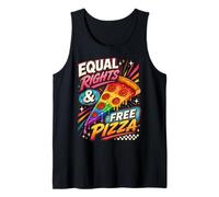 LGBTQI Equal Rights and Free Pizza Tank Top