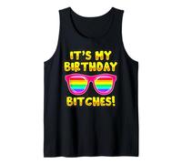 LGBTQI It's My Birthday Bitches Pride Rainbow Men Women Tank Top