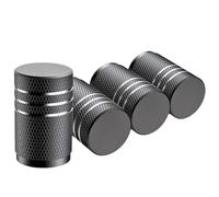 LGBWF 4Pcs Car Wheel Tyres Valve Caps, for Mercedes Benz X253 GLC-Class 2015-2022 Corrosion Resistant Leak-Proof Dust Protection Stem Caps, Auto Accessories,A-Black