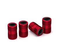 LGBWF 4Pcs Car Wheel Tyres Valve Caps, for Mini John Cooper Works petrol 2025 Corrosion Resistant Leak-Proof Dust Protection Stem Caps, Auto Accessories,C-Red