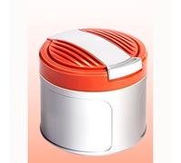 LGBWF Car Ashtrays, for Bentley Continental GT Speed PHEV 2025 Portable Detachable Flame-Retardant Self Extinguishing Smoking, Auto Accessories,C-Orange-Short