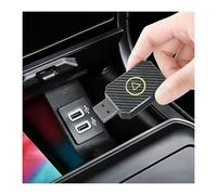 LGBWF CarPlay Adapter, for SEAT Ibiza 2016-2024 Convert Wired to Wireless CarPlay, Plug and Play 2-in-1 CarPlay Fast & Stable Wireless Adapter,A-Silver