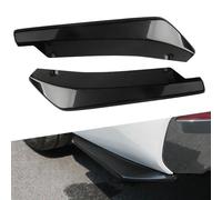 LGDONGFC 2 Pcs Car Rear Bumper Lip Spoiler for Vauxhall Astra Mk VII 2015-2017 2018 2019 2020 2021, Rear Corner Rear Llip Diffuser Spoiler Side Fin Scratch Protector Car Accessories,Black