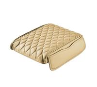 LGDONGFC Car Center Console Cover for Jaguar XJ X351 Sedan 2015 2016 2017 2018 2019, Leather Arm Rest Cover for Car with 2 Storage Bags Armrest Cover Cushion Accessories,Beige