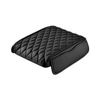 LGDONGFC Car Center Console Cover for Mercedes Benz S-class W222 2013 2014 2015 2016 2017, Leather Arm Rest Cover for Car with 2 Storage Bags Armrest Cover Cushion Accessories,Black