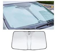 LGDONGFC Car Windscreen Sun Shade for Vauxhall Vivaro 2000-2023 2024, Car Windshield Sun Shade Sun Protection Block UV Rays Sun Visor Accessories,White