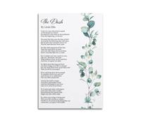 LGDSBHH The Dash Poetry Poster - Poem by Linda Ellis - Canvas Wall Art - Modern Family Decor - 16x24inch(40x60cm)