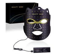 lgefin 7-Colors LED Facial Skin Care Mask,Red Light Therapy for Face, Led Face Mask Light Therapy,Rechargeable and Ergonomic Design for Home and Travel,Black