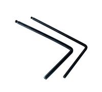 LGEGE Guitar Ball End Allen Wrench Set Repair Tool Guitar Neck Bridge Screw Truss Rod Adjustment 4mm and 5mm (Black)