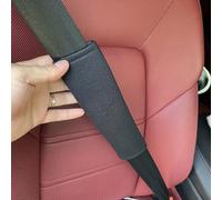 LgeQWWs 2 pcs Car Seat Belt Pads,Car Seat Belt Pad Set,Car seat belt accessories,for BYD Han (EV)/Han (DM),1 pair of black ice silk shoulder pads