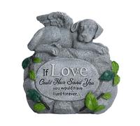 LGEYHAN Dog Memorial Gifts for Loss of Dog - Forever My Guardian Angel Garden Dog Memorial Stone，Dog Passing Away Sympathy Gifts - Thoughtful Pet Loss Sympathy Gifts