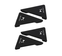 LGFDC 4 Pcs Car Door Corner Edge Guards Stickers for DS DS7 Crossback 2017-2024, Auto Side Corner Protector Door Anti-Collision Edge Guards Stickers,Black