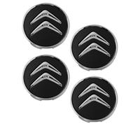 LGFDC 4Pcs Car Hub Caps Hub Centre Caps for Citroen 60mm C1 C3 C4 C5 C6 DS3, Wheel Hub Caps Wheel Center Caps Waterproof DustProof Wheel Decoration Cover
