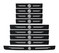 LGFDC 9 Pcs Car Door Sill Protector Strips for MG Mulan 2022-, Carbon Fiber Threshold Protective Film Kick Plates Stickers Auto Entry Guards