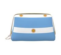 LGHDFYO Argentine Flag Toiletry Travel Bag, Portable Cosmetic Organizer For Women, On-The-Go, White, One Size