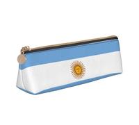 LGHDFYO Argentine Flag Triangular Pencil Case,Pencils Pouch Large Capacity For Men And Women Artists Home Office, White, One Size, Fashion