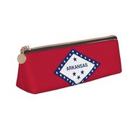 LGHDFYO Arkansas State Flag Triangular Pencil Case,Pencils Pouch Large Capacity For Men And Women Artists Home Office