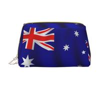 LGHDFYO Australian Flag Toiletry Travel Bag, Portable Cosmetic Organizer For Women, On-The-Go, White, One Size
