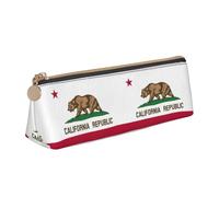 LGHDFYO California State Flag Triangular Pencil Case,Pencils Pouch Large Capacity For Men And Women Artists Home Office