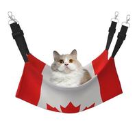 LGHDFYO Canadian Flag Cat Hammock for Hanging Pet Hammock Bed Adjustable,Puppy,Rabbits,Small Animals