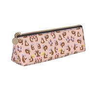 LGHDFYO Cute Sloth Triangular Pencil Case,Pencils Pouch Large Capacity For Men And Women Artists Home Office, White, One Size, Fashion