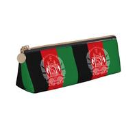 LGHDFYO Flag Of Afghanistan Triangular Pencil Case,Pencils Pouch Large Capacity For Men And Women Artists Home Office, White, One Size, Fashion