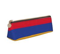 LGHDFYO Flag Of Armenia Triangular Pencil Case,Pencils Pouch Large Capacity For Men And Women Artists Home Office, White, One Size, Fashion