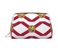 LGHDFYO Flag Of Florida Toiletry Travel Bag, Portable Cosmetic Organizer For Women, On-The-Go, White, One Size