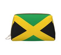 LGHDFYO Flag Of Jamaica Toiletry Travel Bag, Portable Cosmetic Organizer For Women, On-The-Go, White, One Size