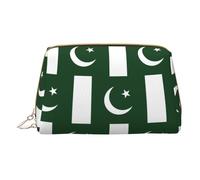 LGHDFYO Flag Of Pakistan Toiletry Travel Bag, Portable Cosmetic Organizer For Women, On-The-Go, White, One Size