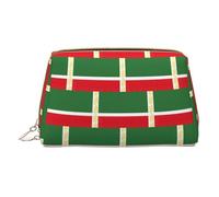 LGHDFYO Flag Of The Chechen Republic Toiletry Travel Bag, Portable Cosmetic Organizer For Women, On-The-Go, White, One Size
